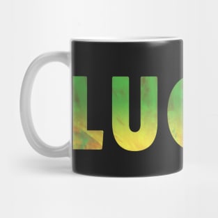 Crystal Lucky Green Yellow Mug